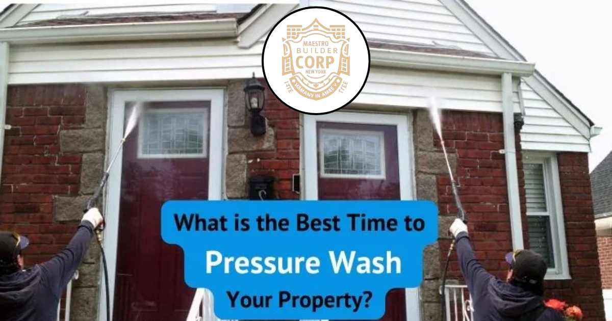 What is the Best Time to Pressure Wash Your Property